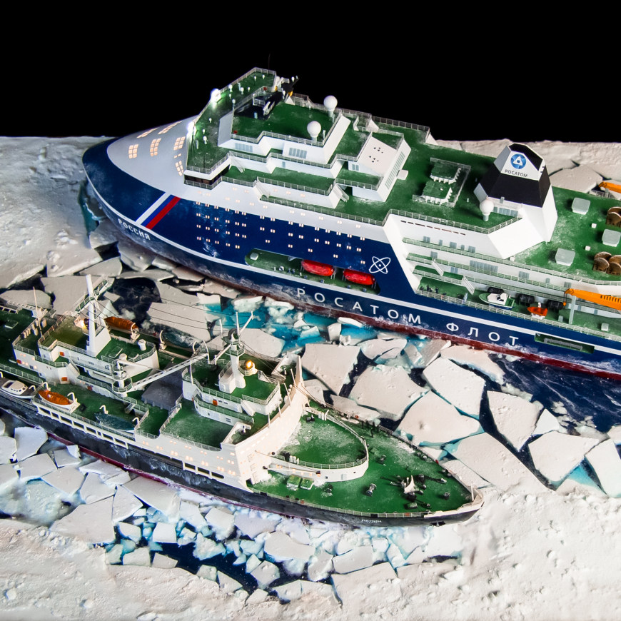 Модель ледоколов
