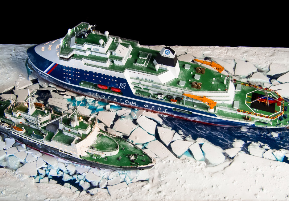 Модель ледоколов